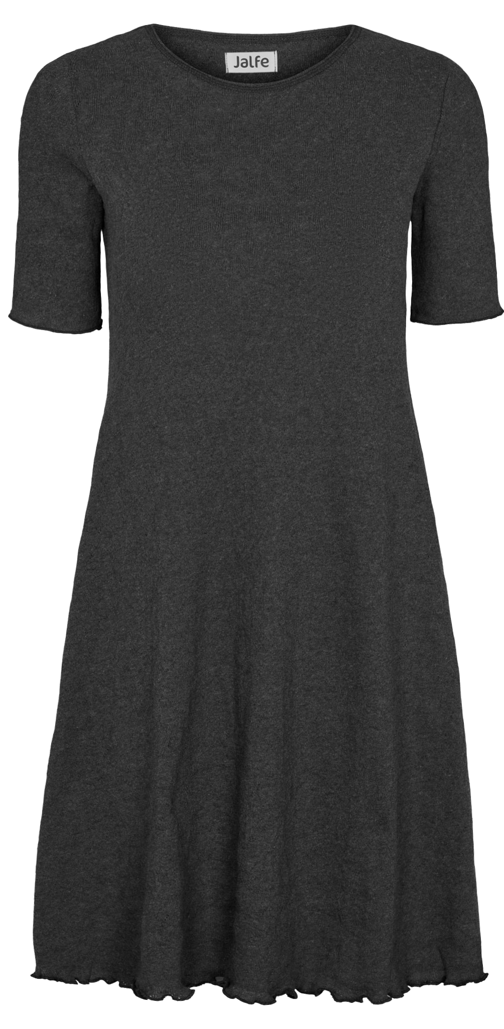 Dress s/s jacquard organic cotton